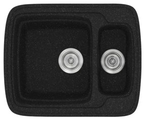 Sanitec Classic 314 Granite Black Νεροχύτης