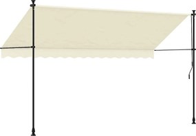 vidaXL Αναδιπλούμενη τέντα 350 x 135 x 300 cm