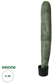 GloboStar® Artificial Garden CARNEGIEA CACTUS 20126 Τεχνητό Διακοσμητικό Φυτό Κάκτος Σαγκουάρο Υ100cm