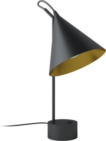 Επιτραπέζιο Φωτιστικό Rubi Table Μαύρο Χρυσό