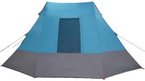 vidaXL Σκηνή Camping Μπλε 482 x 360 x 227 εκ Πολυεστέρας