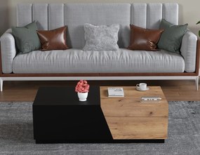 Τραπεζάκι σαλονιού Twilight-Fusiko-Mavro