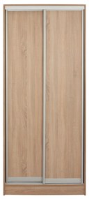 ΝΤΟΥΛΑΠΑ ΣΥΡΟΜΕΝΗ ADLER ΜΕΛΑΜΙΝΗΣ 90x45x210Yεκ. SONAMA OAK 2ΦΥΛΛΗ