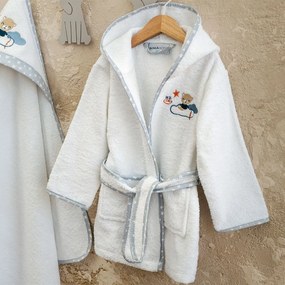 Βρεφικό Μπουρνούζι Nima Baby Nighty Night Λευκό Νο1-2