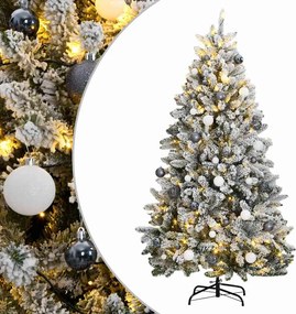 VidaXL Χριστουγεν. Δέντρο Τεχνητό Αρθρωτό με 300 LED & Μπάλες 180 εκ.