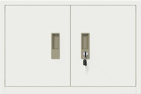 vidaXL Ντουλάπι αποθήκευσης Λευκός 60 x 40 x 40 εκ. Ατσάλι