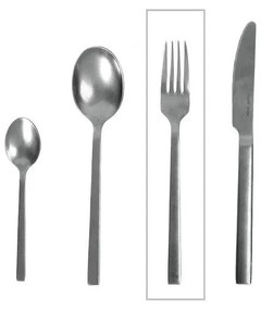 Πιρούνι Φαγητού Divine Stone CUV204K12 21,2cm Silver Espiel Stainless Steel