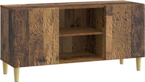 VidaXL Ντουλάπι TV 102 x 34,5 x 50 εκ. Παλαιωμένο ξύλο