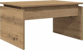vidaXL Τραπεζάκι Σαλονιού τεχνίτης Δρυς 68x50x38 εκ Επεξεργασμένο Ξύλο