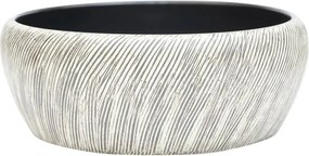 vidaXL Νιπτήρας Μαύρος και Γκρι Φ41 x 14 εκ. Κεραμικός
