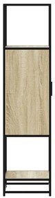 vidaXL Highboard Sonoma Oak Κατασκευασμένο ξύλο και μέταλλο