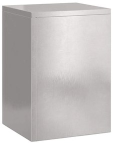 vidaXL Βάση φυτών 3 pcs Ασημί Ανοξείδωτο ατσάλι