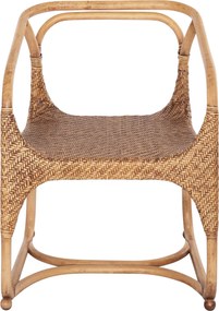 ΠΟΛΥΘΡΟΝΑ RELIK ΕΣΩΤ. ΧΩΡΩΝ HM9955.02 ΦΥΣΙΚΟ RATTAN-ΚΑΡΥΔΙ ΧΡΩΜΑ 60x57x79Υεκ.