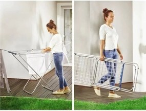 Απλώστρα Ρούχων Leifheit Γκρι Αλουμίνιο 18 m