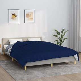 vidaXL Κουβέρτα Βαρύτητας Μπλε 220 x 230 εκ. 15 κ. Υφασμάτινη
