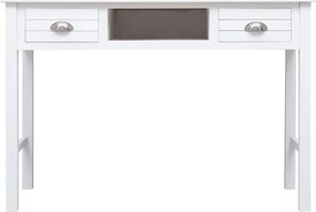 vidaXL Γραφείο Λευκό 110 x 45 x 76 εκ. Ξύλινο