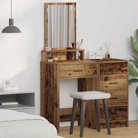 vidaXL Τουαλέτα με Συρτάρια από Παλιό Ξύλο 50x41x140 εκ
