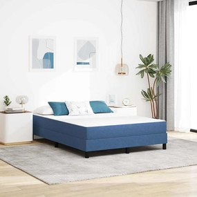 vidaXL Στρώμα Κρεβατιού με στρώμα Μπλε 140 x 190 cm ύφασμα