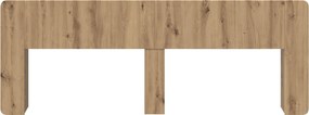 vidaXL Κρεβάτι με Κεφαλάρι Artisan Δρυς 200 cm Επεξεργασμένο Ξύλο
