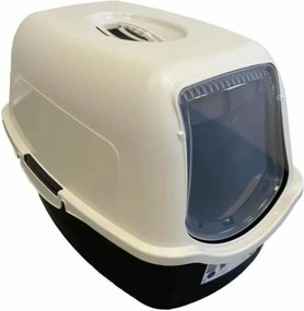 Κουτί απορριμμάτων γάτας Petdesign Λευκό/Μαύρο