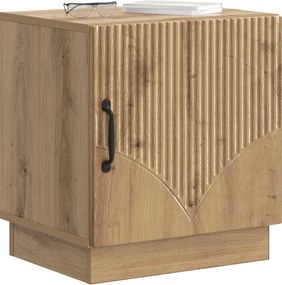 vidaXL Κομοδίνο 2 τμχ. Artisian Δρυς 43 x 34,5 x 47 εκ.