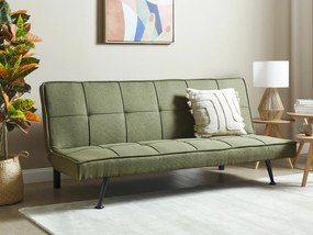 Καναπές κρεβάτι Berwyn 1989, Πράσινο, 77x168x90cm, 24 kg, Πόδια: Μέταλλο | Epipla1.gr