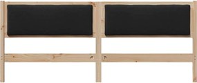 vidaXL Κεφαλάρι Άλλο Καφέ 180 cm Μασίφ ξύλο πεύκου
