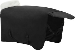 vidaXL Σαμάρι Ίππου Μαύρο 115 cm Πολικές φλις