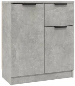 vidaXL Ντουλάπι Γκρι Σκυροδέματος 60x30x70 εκ. από Επεξεργασμένο Ξύλο