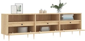 vidaXL Έπιπλο Τηλεόρασης Sonoma Δρυς 150x30x44,5 εκ. Επεξ. Ξύλο