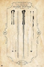 Αφίσα Harry Potter - The Wand, (61 x 91.5 cm)