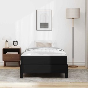 vidaXL Σκελετός Κρεβατιού με στρώμα Μαύρο 100 x 200 cm ύφασμα
