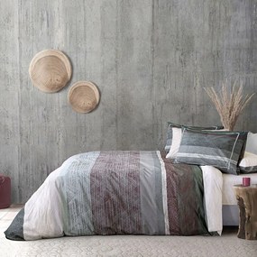 Σεντόνια Wales (Σετ 3τμχ) Bordo Nima Μονό 170x260cm 100% Cotton