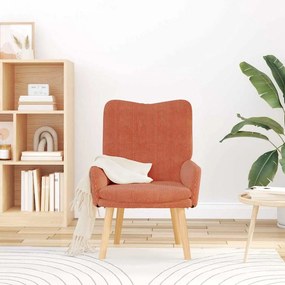 vidaXL Πολυθρόνα Κόκκινο Πορτοκαλί 63 x 67 x 94 εκ. ύφασμα
