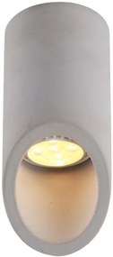 Επιτοίχιο Φωτιστικό Οροφής Faltso Μονόφωτο-7x7x16-Gkri