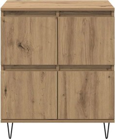 vidaXL Παραδοσιακά Πλευρικά Έπιπλα 3 pcs Artisan Oak