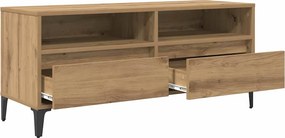 vidaXL Ντουλάπι TV 100 x 34,5 x 44,5 εκ. Artisan Oak