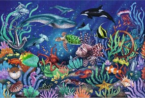 Παζλ Ravensburger Colorful Marine World 00017515 500 Τεμάχια
