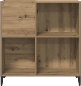 vidaXL Δισκοθήκη τεχνίτης Δρυς 84,5 x 38 x 89εκ από Επεξεργασμένο Ξύλο