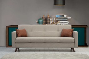 3-Seat Sofa-Bed Polya - Beige Beige