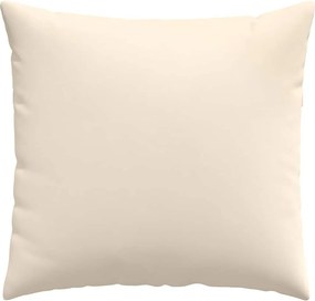 vidaXL Μαξιλάρι Καναπέ 2 pcs Μπεζ 50 x 50 cm ύφασμα
