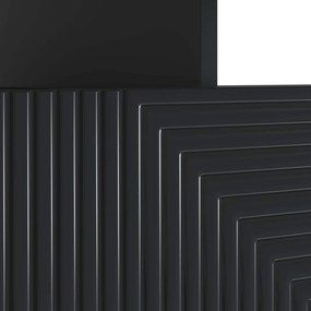 vidaXL Ντουλάπα LED Τηλεόρασης Μαύρο Επεξεργασμένο Ξύλο