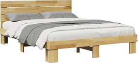 vidaXL Πλαίσιο κρεβατιού με κεφαλάρι χωρίς στρώμα 140x200 cm