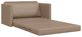 vidaXL Καναπές Κρεβάτι 2 σε 1 Καφετί 124x71x78 εκ Ψεύτικο Δέρμα