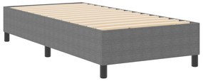 vidaXL Κρεβάτι με στήριξη Light Grey 80x200 cm από κορντουρόι