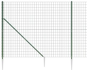 Συρματόπλεγμα Περίφραξης Πράσινο 1,8 x 25 μ. με Καρφωτές Βάσεις - Πράσινο