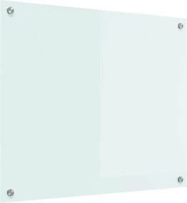 vidaXL Πλάτη κουζίνας Γάλα 70 x 60 cm σκληρυμένο γυαλί