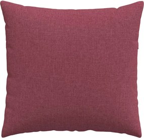 vidaXL Μαξιλάρι Καναπέ 2 pcs ύφασμα Κόκκινο 45 x 45 cm