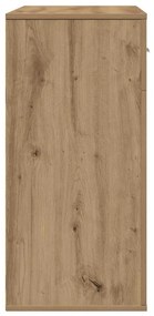vidaXL Πλαϊνό γραφείο artisan δρυς 79 x 38 x 80 εκ. Επεξεργασμένο ξύλο