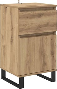 vidaXL Πλαϊνό γραφείο artisan δρυς 35 x 40 x 70 εκ. Επεξεργασμένο ξύλο